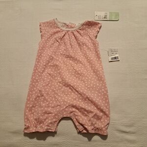 Kissy Kissy, Kissy Love girls 0-3 months Speckles pink playsuit romper